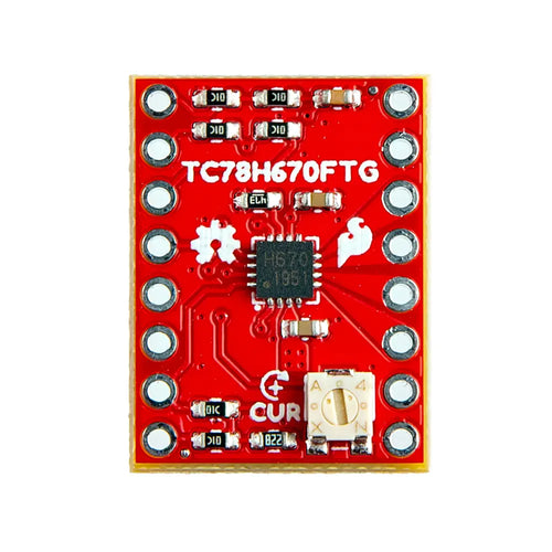 SparkFun ミニステッピングモータドライバ - TC78H670FTG SparkFun ミニステッピングモータドライバ - TC78H670FTG
