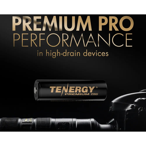 Tenergy PRO Rechargeable AA Batteries, 2800mAh NiMH (4x) Tenergy PRO 充電式単三電池、2800mAh ニッケル水素 (4個)