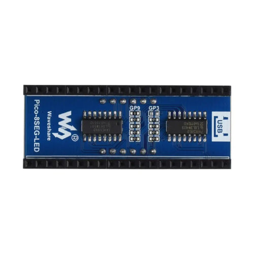 Waveshare 4-digit 8-segment SPI Display Module for Raspberry Pi Pico Waveshare Raspberry Pi Pico用 4桁8セグメントSPIディスプレイモジュール
