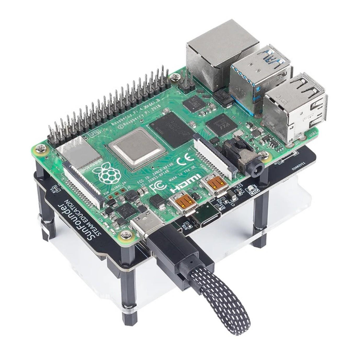 SunFounder Raspberry Pi UPS電源モジュール V2.0 (バッテリ内蔵) RobotShop