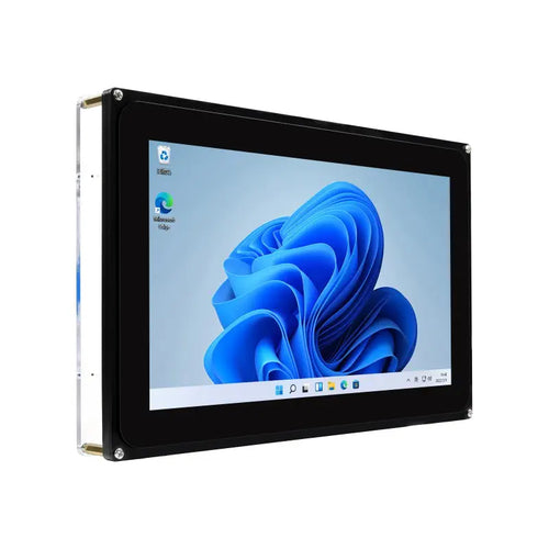 Waveshare 10.1 Inch 静電容量式 タッチスクリーン LCD (F) ケース付き 1024 x 600 HDMI (USプラグ)