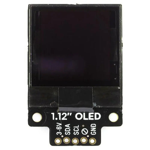1.12インチ モノクロOLED (128x128、白/黒) ブレイクアウト SPI