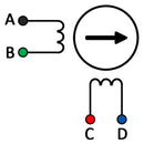 12V 1.7A 416オンスインチギヤードバイポーラステッピングモータ