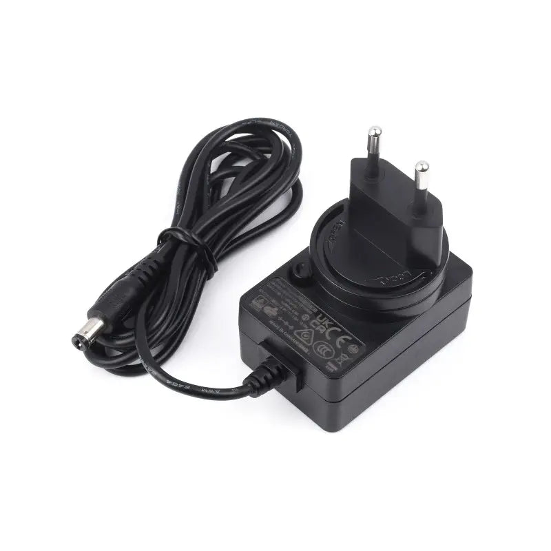 12V/1A DC電源アダプタ 外径 5.5mm 内径 2.1mm ジャック付き (EU仕様)
