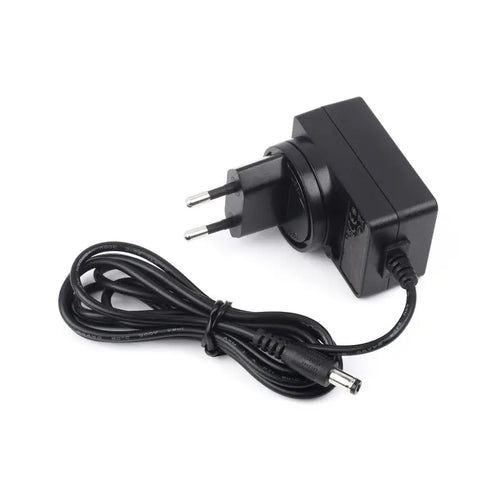 12V/1A DC電源アダプタ、外径 5.5mm、内径 2.1mm ジャック付き (EU仕様)