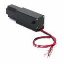 12V ブラシレスサーボ電動シリンダ (ストローク 8mm、推力 80N、RS232)