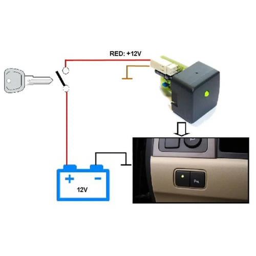 12V カーバッテリモニタ はんだ付けキット