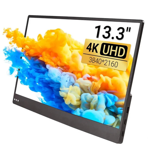 13.3 inch ポータブルモニタ 4K UHD IPS 3840 x 2160 ウルトラスリム  USB-C キックスタンド付き