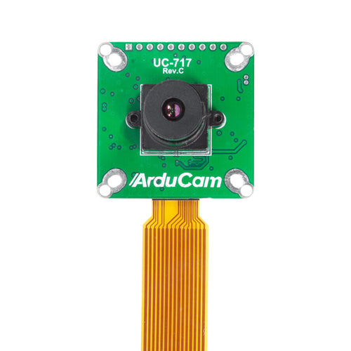 ArduCam 1.58MP IMX296 カラーグローバルシャッタカメラモジュール (RPi用 M12レンズ付き)