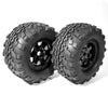 Lynxmotion A4WD3 160mm x 85mm ブラックビードロックタイヤ（2本セット）