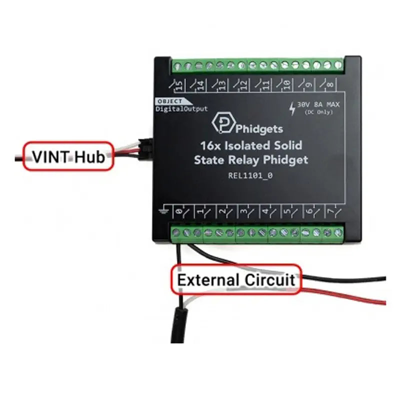 絶縁型 ソリッドステートリレー Phidget (16チャンネル)