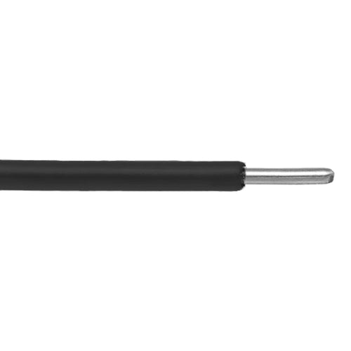 配線用ソリッド電線 (7.62m、22ゲージ、黒色)