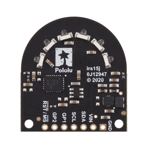 opt3101 を使用した TI-RSLK MAX 向け 3 チャンネル ワイド FOV 飛行時間距離センサー