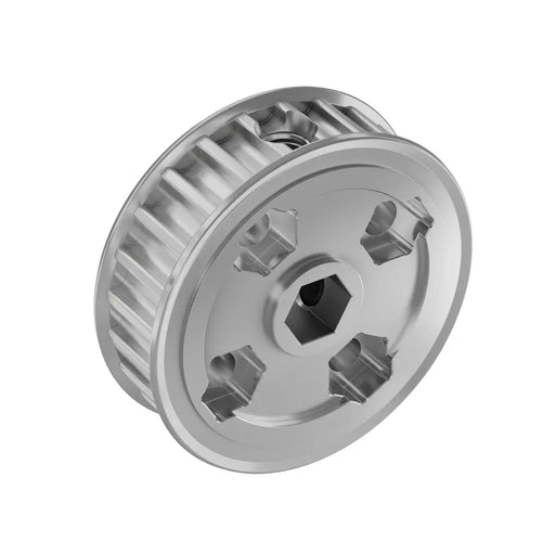 3417 シリーズ 5mm HTD ピッチ セットスクリュー ピニオン タイミング ベルト プーリー (8mm REX™ ボア、24T)