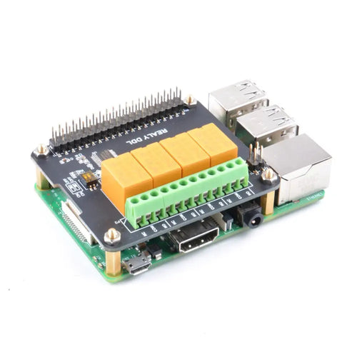 Raspberry Pi 3B+ / 3B / 2B用4チャンネルリレーハット