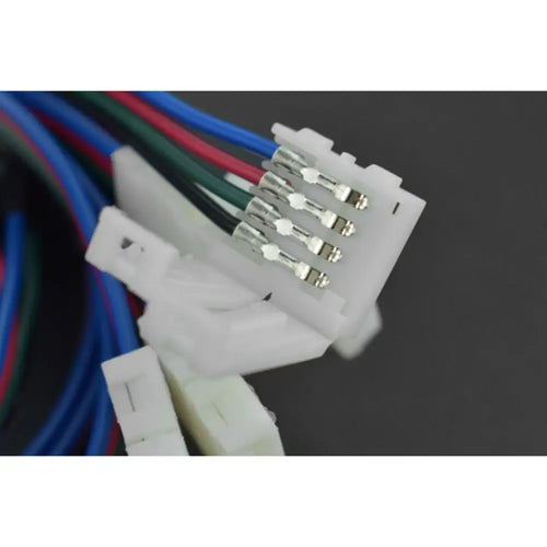 4ピン LEDストリップコネクタケーブル - シングルヘッド（5本）