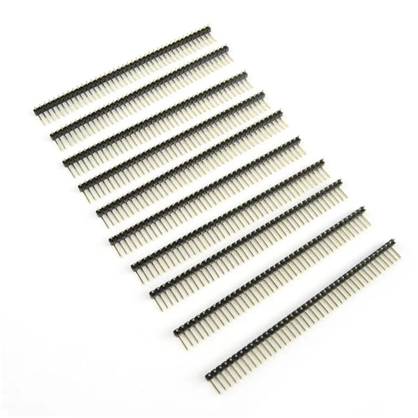 40 Pin Break Away Header - Right Angle (10 pack) - RobotShop