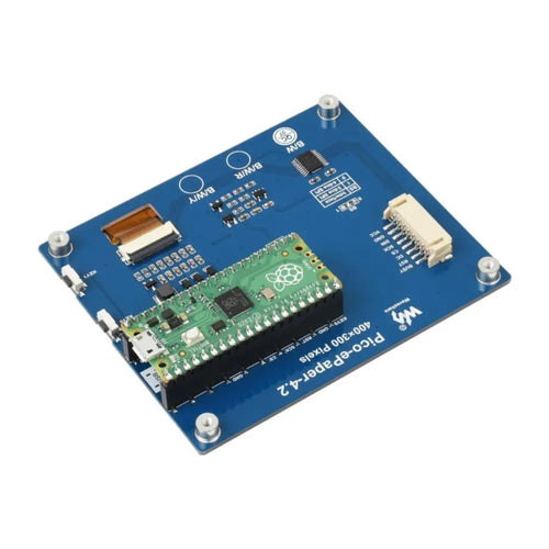 4.2 inch 電子ペーパディスプレイモジュール 400 x 300 モノクロ SPI Raspberry Pi Pico用