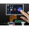 5" 抵抗膜式タッチディスプレイ、ミニとライバー付き - 800x480 HDMI