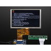 5" 抵抗膜式タッチディスプレイ、ミニとライバー付き - 800x480 HDMI