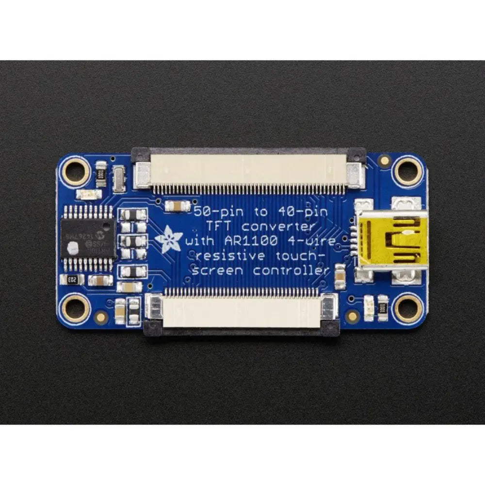 5" 抵抗膜式タッチディスプレイ、ミニとライバー付き - 800x480 HDMI