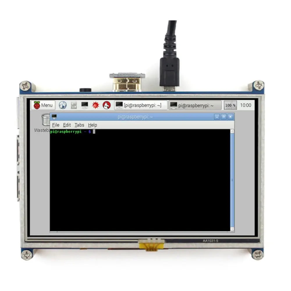 Raspberry Pi用 5 inch 抵抗性のタッチスクリーンLCD - RobotShop