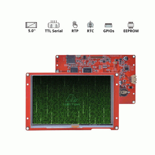 Nextion NX8048P050 5 Inch Intelligentシリーズ 抵抗膜式 HMI タッチディスプレイ