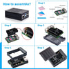 52Pi ABS Raspberry Pi 5 ケース、Armor Lite V5 クーラー付き (US)