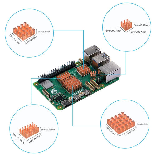 52Pi アクリルケース (Raspberry Pi 用、標準ファンヒートシンク付き、黒 / 白)