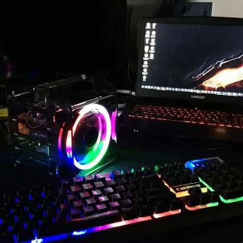 52Pi 4層アクリルクラスタケース (RGB LEDファン搭載、Raspberry Pi、Jetson Nano用)