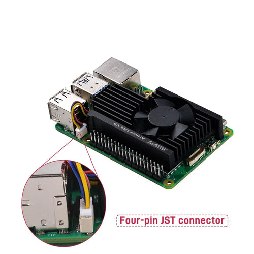 52Pi Armor Lite V5 ヒートシンク（Raspberry Pi 5用、3510ファン内蔵）