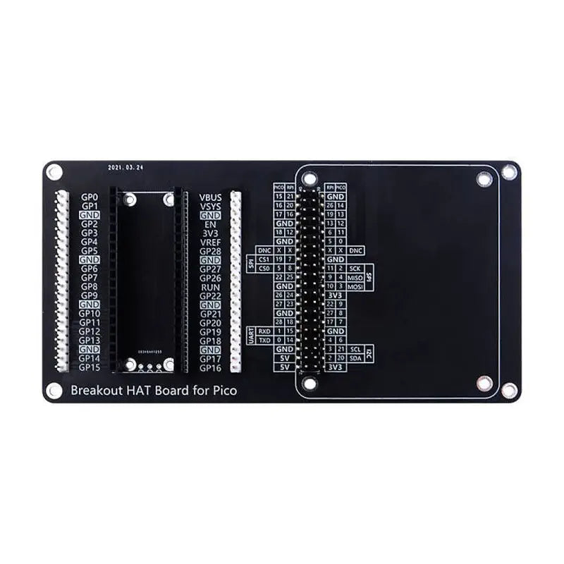 52Pi ブレイクアウト HATボード （Raspberry Pi Pico/Pico W用)