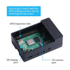 Raspberry Pi 4 B用 52Pi ファン内蔵 ABSケース (ヒートシンク付き、黒色)