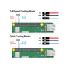 Raspberry Pi 4 B用 52Pi ファン内蔵 ABSケース (ヒートシンク付き、黒色)