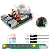 52Pi 薄型ICEタワー (RGB LED ライト冷却ファン搭載、 Raspberry Pi 4B / 3B+ / 3B用)