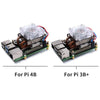 52Pi 薄型ICEタワー (RGB LED ライト冷却ファン搭載、 Raspberry Pi 4B / 3B+ / 3B用)