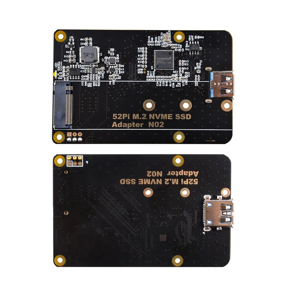 52Pi M.2 NVME SSDアダプタボード (Raspberry Pi用)