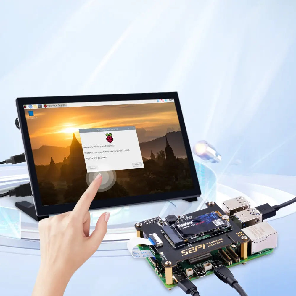 Petite mère 52Pi N05 M.2 2242 PCIe NVMe 拡張ボード (Raspberry Pi 5用) - RobotShop