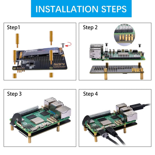 52Pi N07 Raspberry Pi 5用 M.2 PCIe NVMe 拡張アダプタ