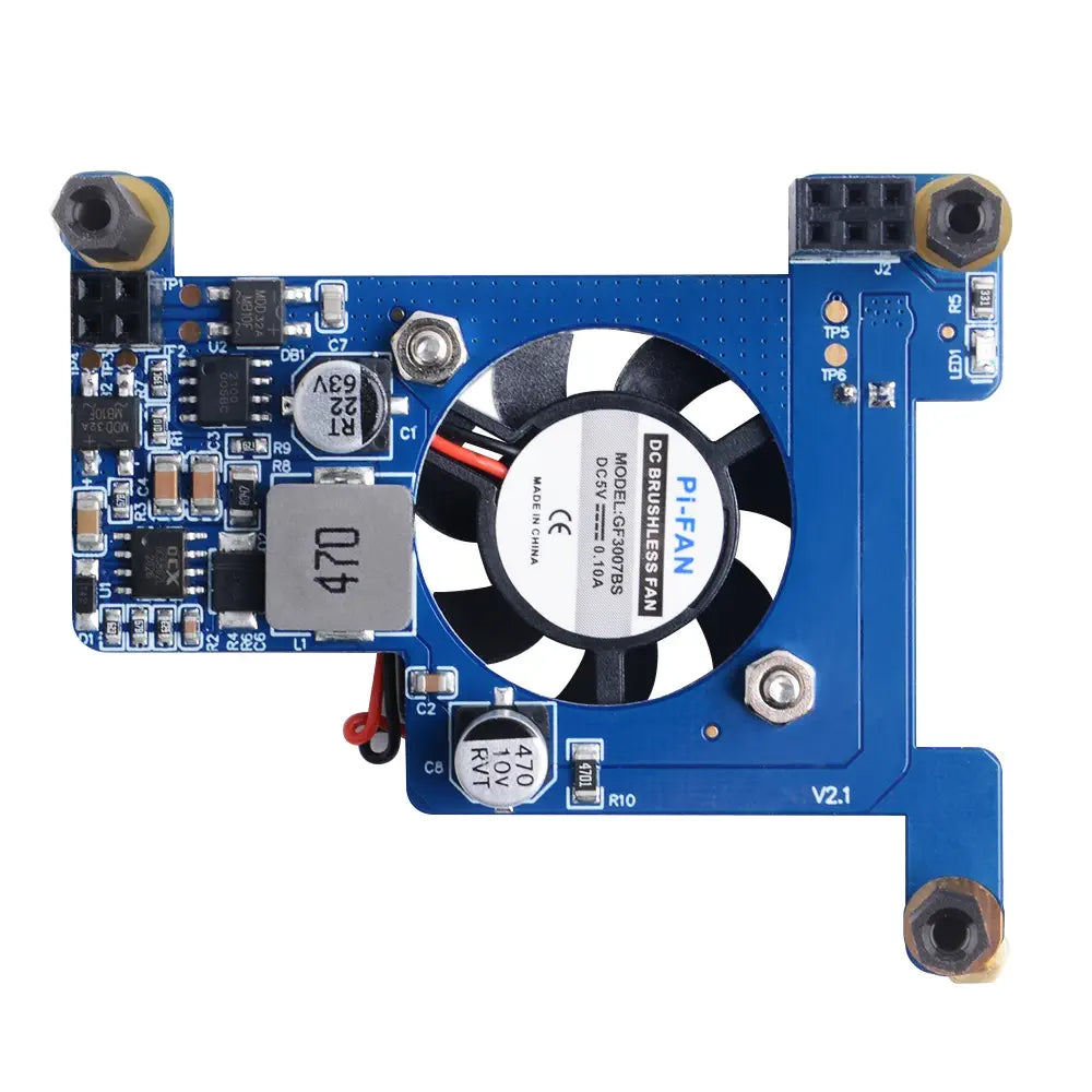 52Pi Raspberry Pi PoE HAT w/ Cooling Fan for Pi 4 Model B/3B+ - RobotShop