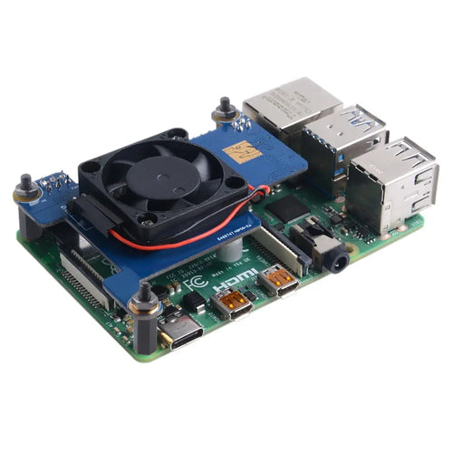 52Pi Raspberry Pi PoE HAT (冷却ファン付き、Pi 4 モデル B / 3B+用)