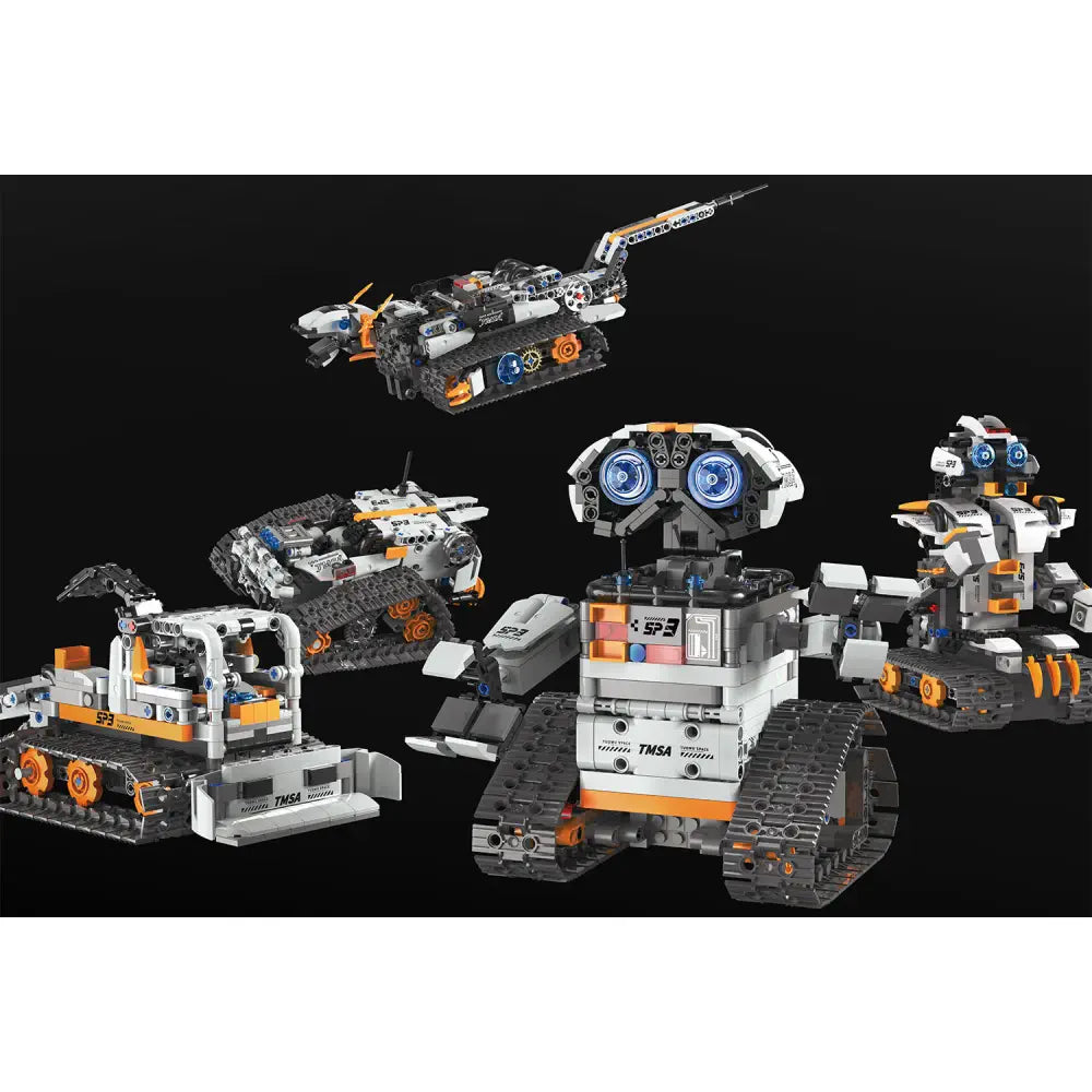 5-in-1 プログラマブルビルディングブロック STEMロボットキット