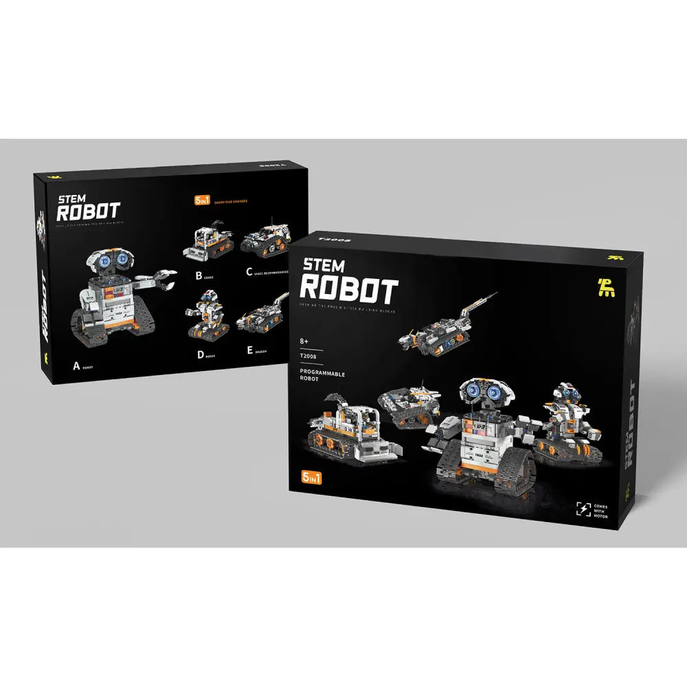 5-in-1 プログラマブルビルディングブロック STEMロボットキット
