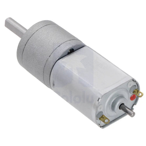 78:1 メタルギアモータ D20mm x L43mm 12V CB 延長モータシャフト付属