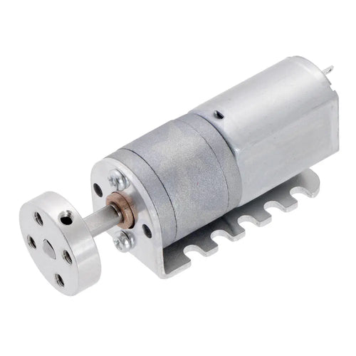 78:1 メタルギアモータ D20mm x L43mm 12V CB 延長モータシャフト付属