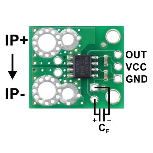 Pololu ACS724 電流センサキャリアボード (-10A～+10A)