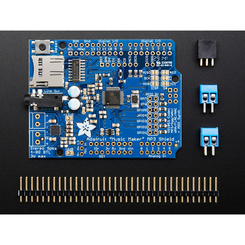 Adafruit Arduino用 Music Maker MP3シールド 3Wステレオアンプ付き v1.0