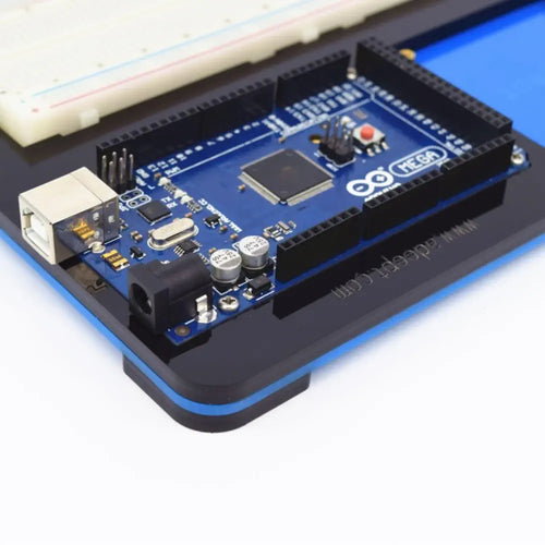 Adeept Arduino UNO R3、Mega 2560、RPi用 アクリル製 5in1ブレッドボードホルダ