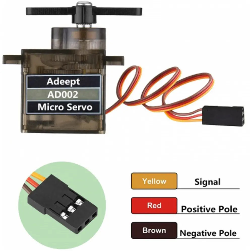 Adeept AD002 サーボモータ RCロボットカー用 (8個入り)
