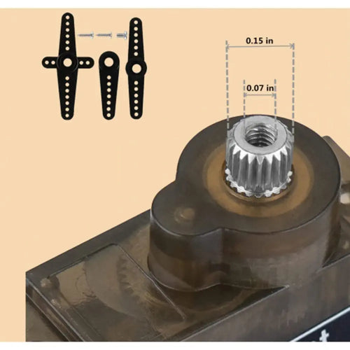 Adeept AD002 サーボモータ RCロボットカー用 (8個入り) 